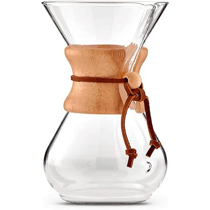 Cafetiera sticla YANYXR Classic, transparenta, 1L
