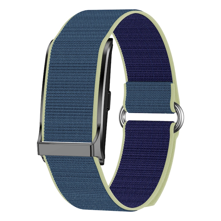 Фитнес гривна H59, Наблюдение на пулса, Кръвно налягане, SpO2, Сън, Стрес, Калории, Спортни режими, Известия за обаждания/SMS/WhatsApp, Водоустойчивост IP68, Магнитно зареждане, Съвместима с Android/iOS, Приложение QWatch Pro, Синя