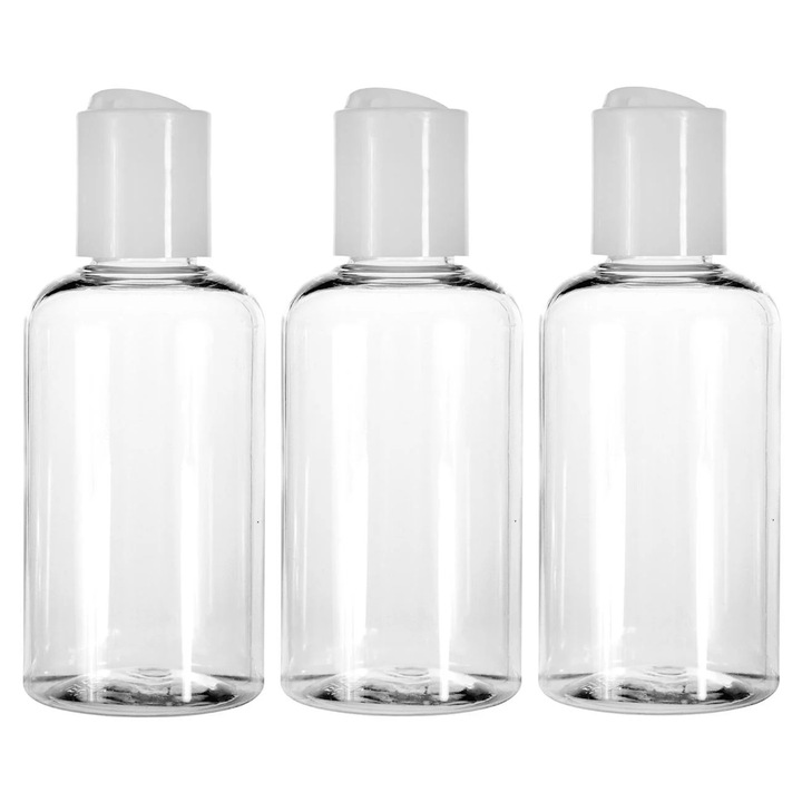 Kit Travel 3 Piese x 80 ml, Design Slim, Aprobat pentru Bagajul de Mana