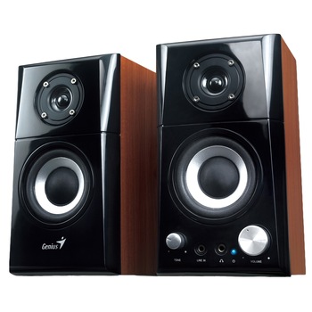 Boxe Genius SP-HF500A, 2.0, 14W RMS, Black & Cherry Wood Boxe Genius SP-HF500A, 2.0, 14W RMS, Black & Cherry Wood