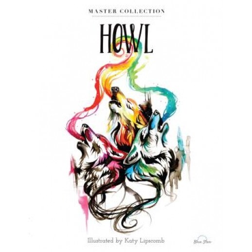 Howl: Stress Relieving Adult Coloring Book, Master Collection, Katy Lipscomb (Author)