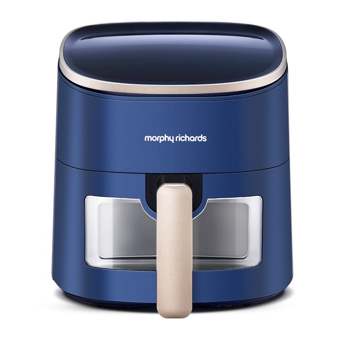 Фритюрник с горещ въздух Morphy Richards Midnight Blue, 4 литра, 8 програми, 1300 W, дигитален