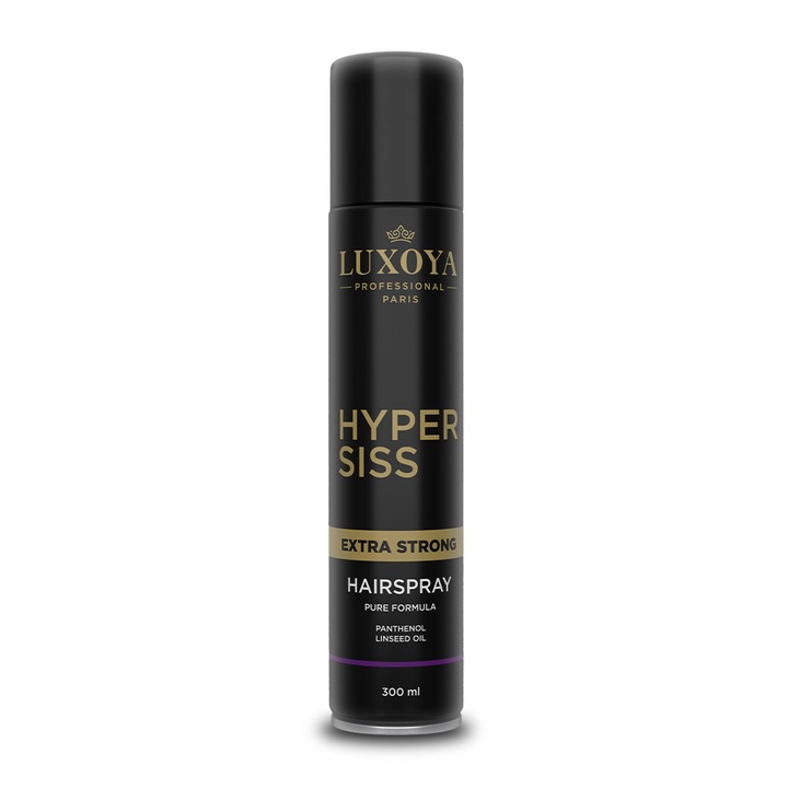 Fixativ de par cu fixare extra puternica LUXOYA Professional Paris HYPERSISS, 300ml