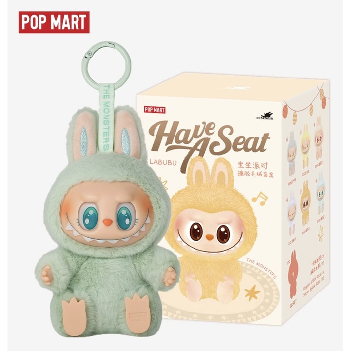 Bear Monster LABUBU La Bubu Series Seat Plüss játék