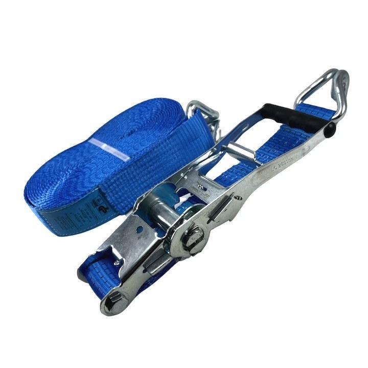 Chinga ancorare marfuri, lungime 10 metri, latime 50mm, rezistenta la rupere 5 tone, Albastra