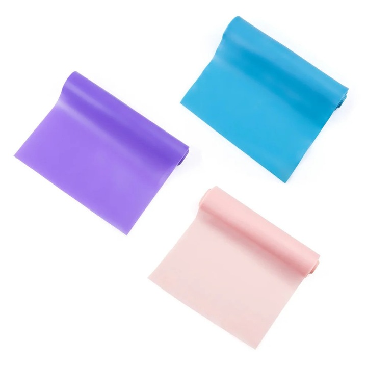 Benzile elastice YANYXR set, antiderapante, multicolor, 3 culori