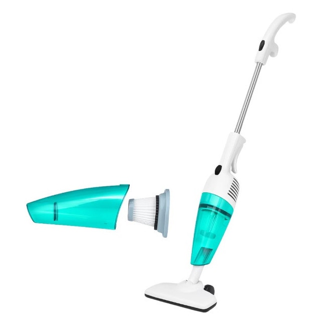 Aspirator Vertical Stuffix 2 in 1, 600W, Alb, cu Filtru HEPA, Accesorii si Control pe Maner
