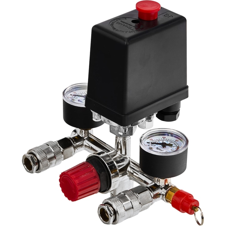 Presostat universal cu regulator pe presiune si manometru (KD11270)