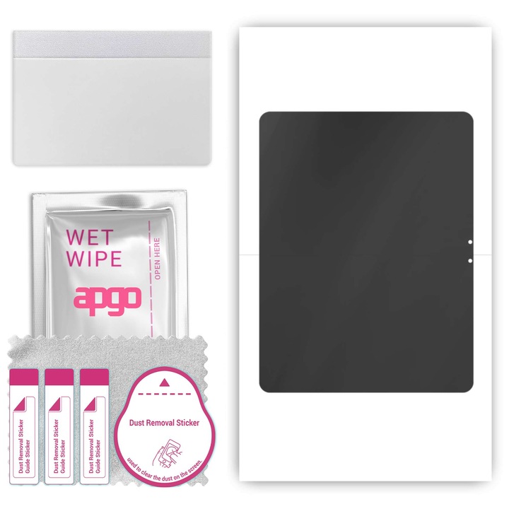 Folie de protectie PRIVACY apgo pentru Apple iPad Air 11 (2025) – efect anti-spionaj, hidrogel, full glue, 5D, mat, ultra-subtire