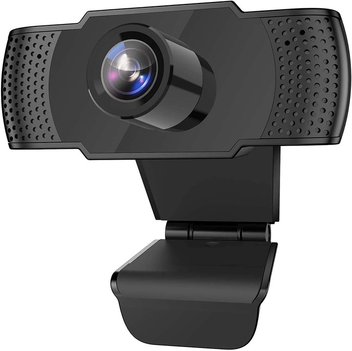 Webcam YANYXR 1080P microfon incorporat unghi larg USB 2.0