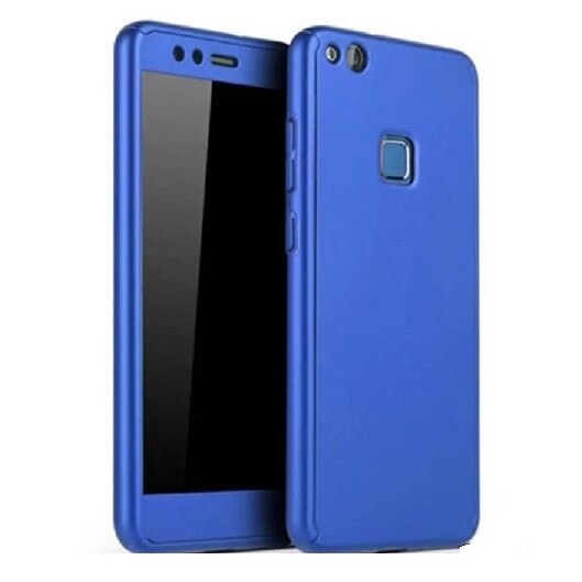 expand Graze Lyricist Husa Full Cover (fata + spate + folie sticla) pentru Huawei P10 Lite,  Albastru - eMAG.ro