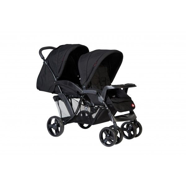 Carucior pentru gemeni TOPMARK NL Riley Tandem, Negru
