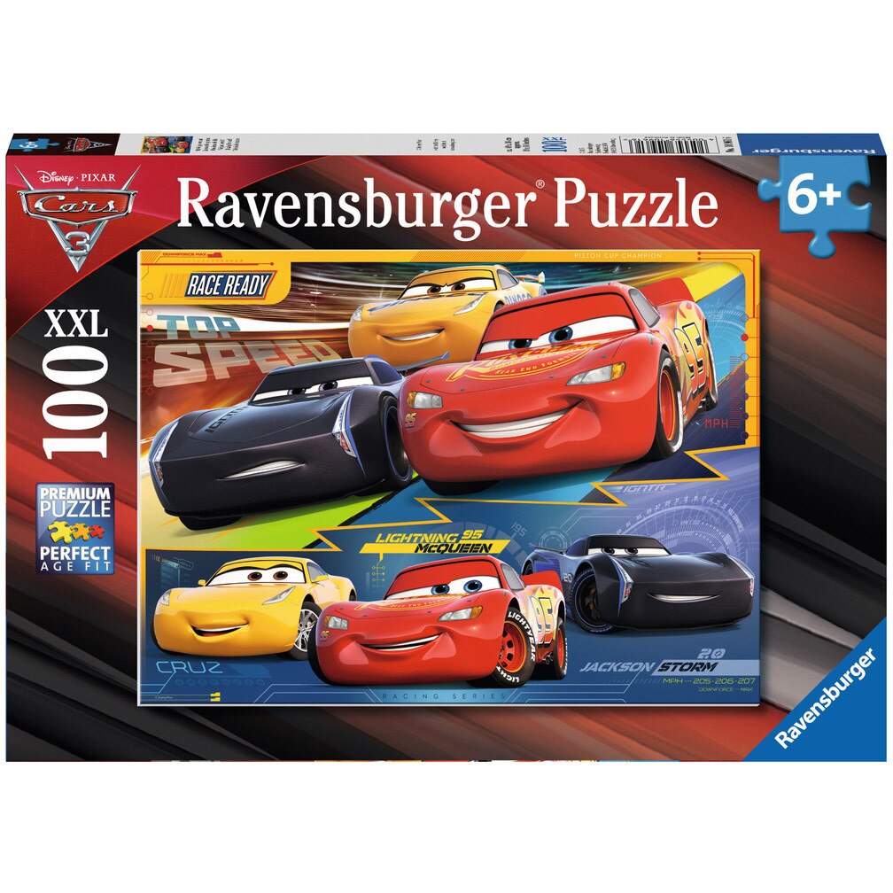Puzzle Ravensburger XXL - Disney Cars 3, 100 piese