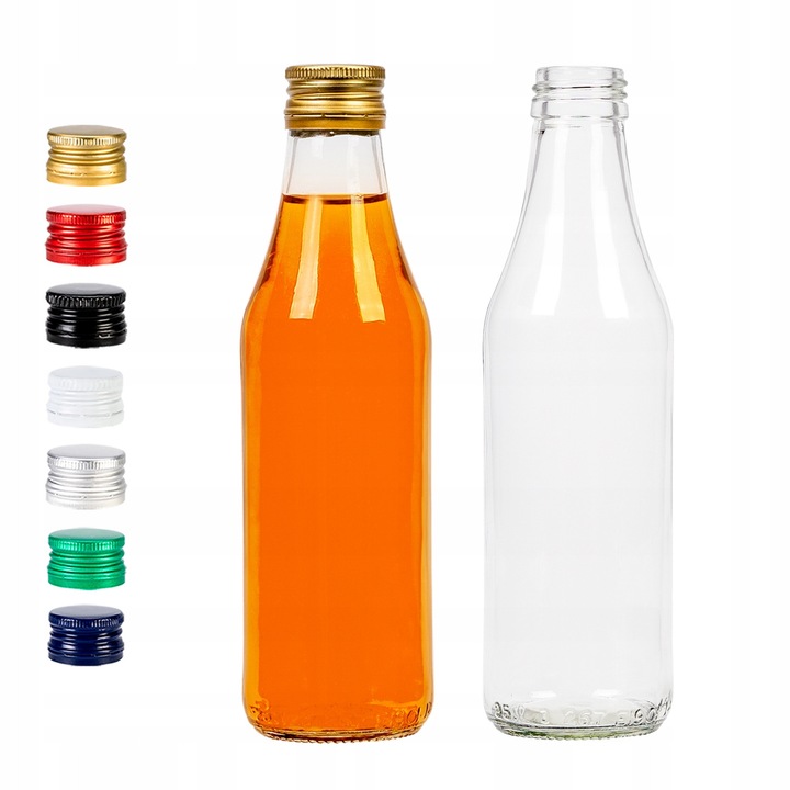 Üvegpoharak, SuperButelki, Üveg, 250 ml, Ideális otthonra, gyümölcslevekhez, konzervekhez, Átmérő 5,5 cm, 0,16 kg, Átlátszó, 5 db