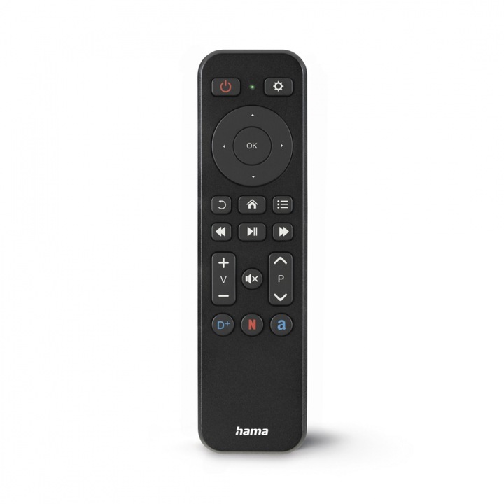 HAMA Дистанционно управление за TV + Netflix, Prime Video, бутони Disney+, програмируемо