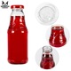 Set Sticle Din Sticla Cu Capace Filetate, Superbutelki, 330 ml, Pentru Depozitarea Vinului De Casa, Rezistente si Durabile, De Inalta Calitate, Etanse, 17.5 x 6.3 x 38 mm, 210 g, Multicolore, 10 Buc