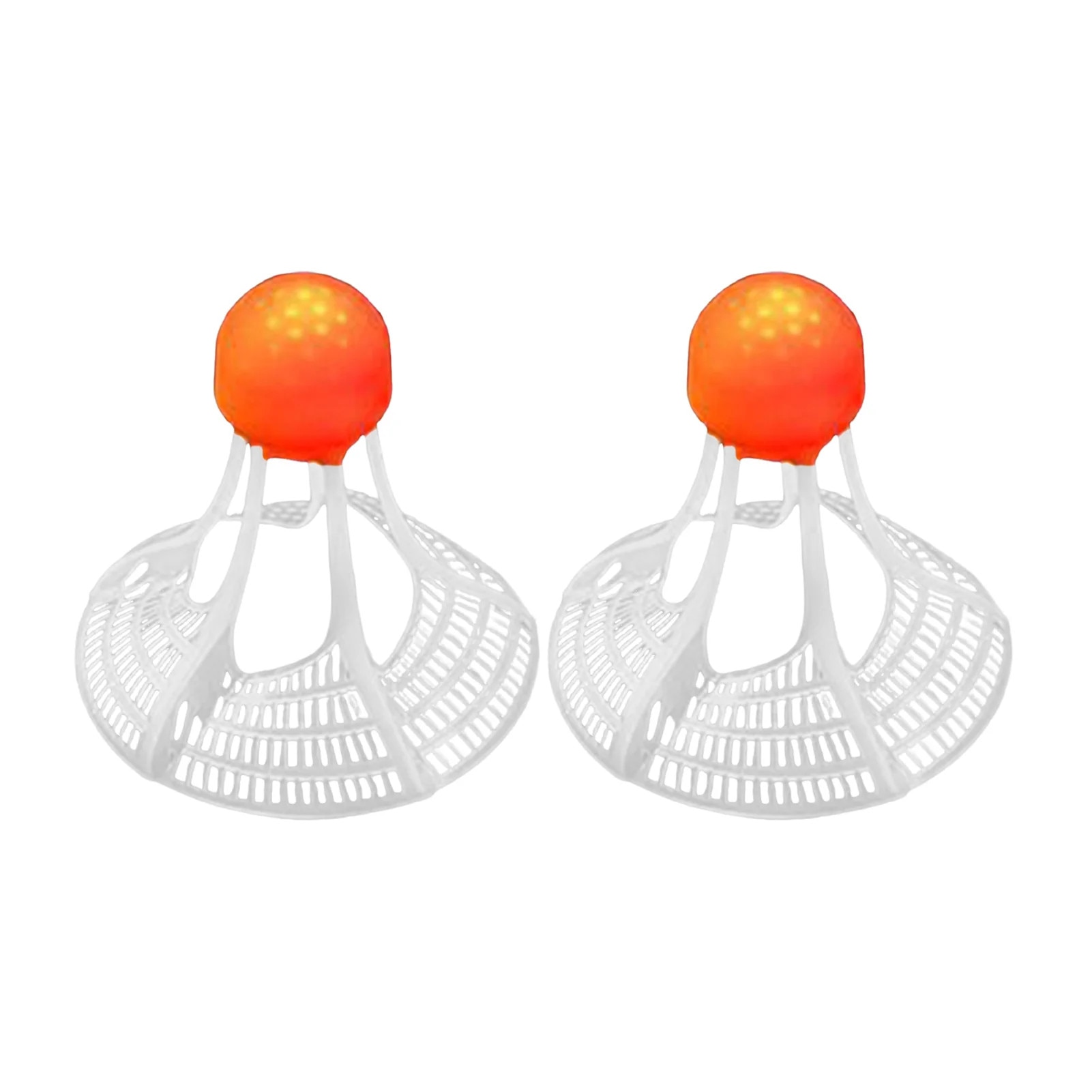 Set 2 fluturasi Badminton, Nylon, Design Windproof, Iluminare 360