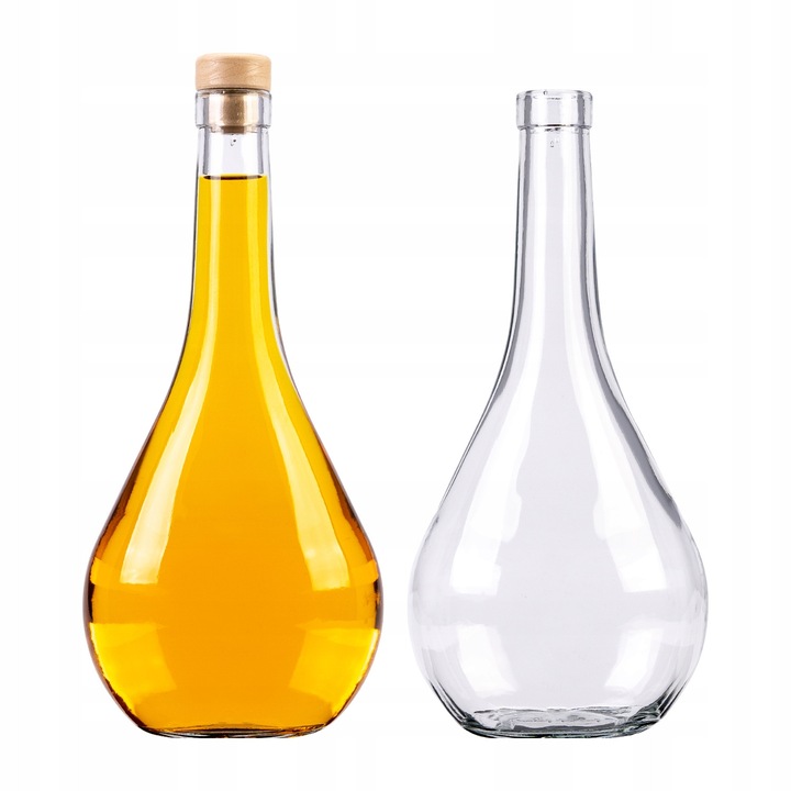 Stilce, SuperButelki, Стъкло, 0.5 л, Идеално за дома, сокове, консервирани продукти, Диаметър 12 см, 440 г, Прозрачно