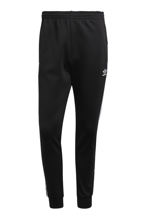 adidas Originals, Szűkülő szárú szabadidőnadrág, Koptatott fekete