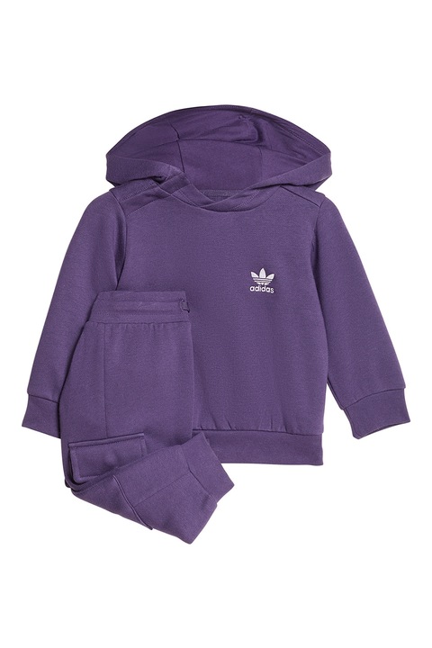 adidas Originals, Trening regular fit cu gluga, Violet