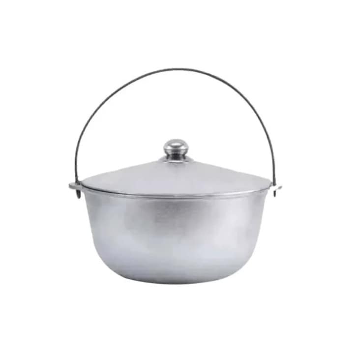 Ceaun Aluminiu Turnat cu Capac si Toarta 10L