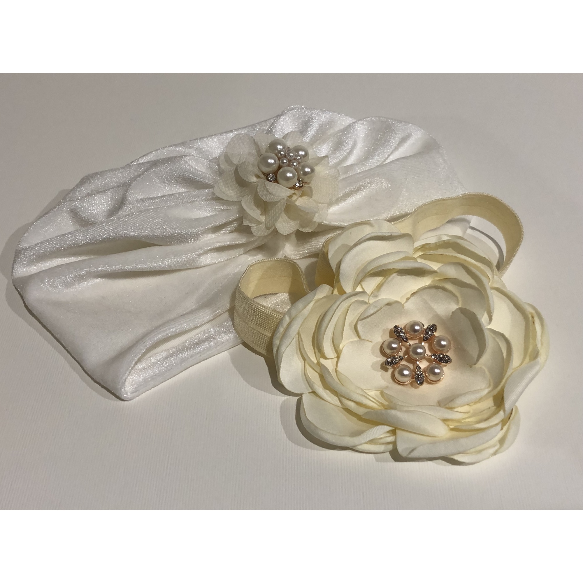 Set Turban Si Bentita Botez Id 19 Model Exclusiv Ola Baby Emag Ro
