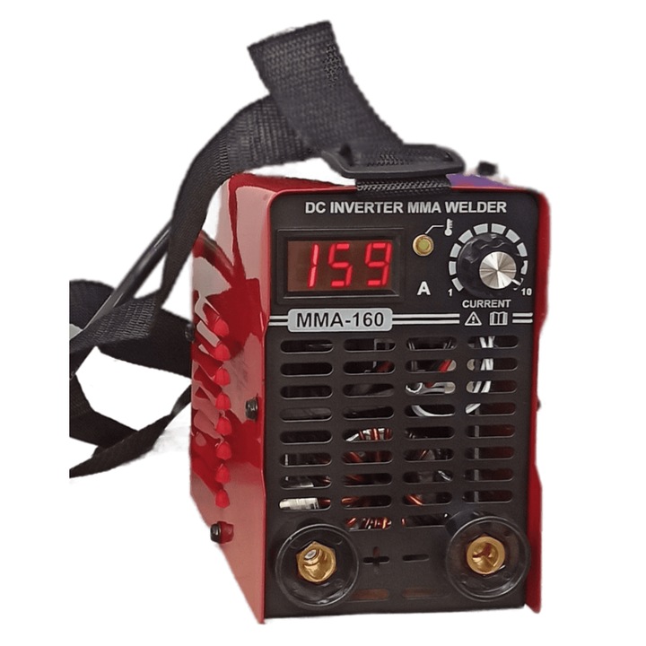 Инверторен електрожен MMA160 SUPER MINI IGBT, 160A, електроди до 4 мм, 2 г. гаранция