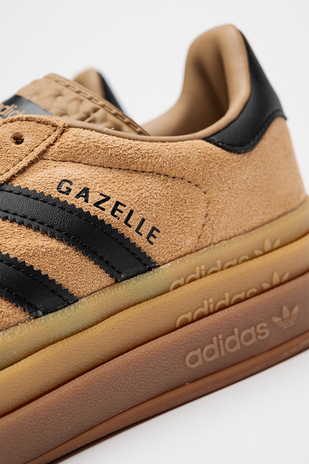 adidas Originals, Pantofi sport din piele intoarsa Gazelle Bold