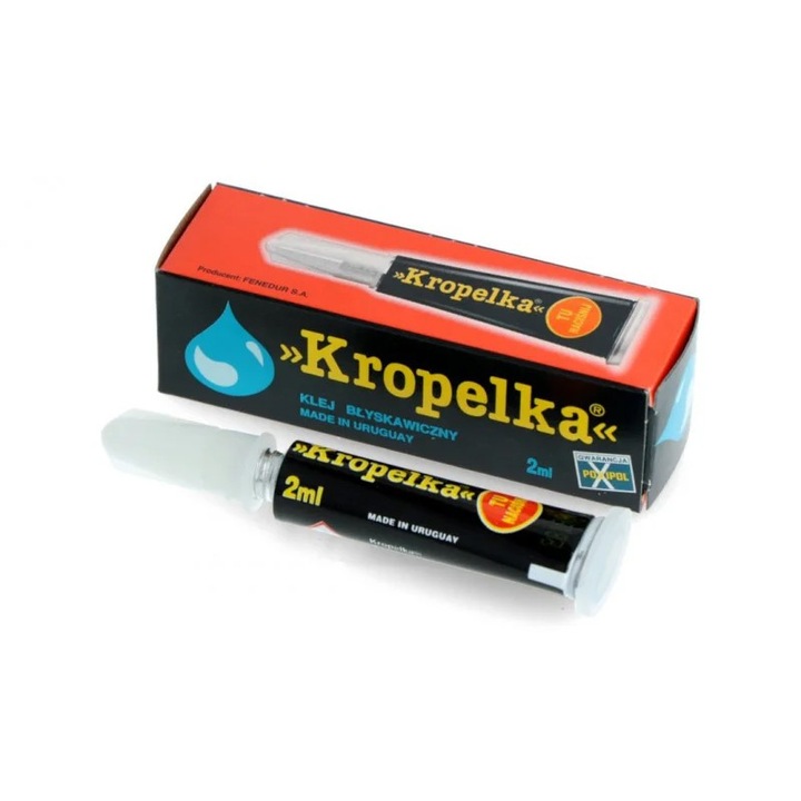 Adeziv Kropelka, 2ml, pentru diverse materiale, set de 2