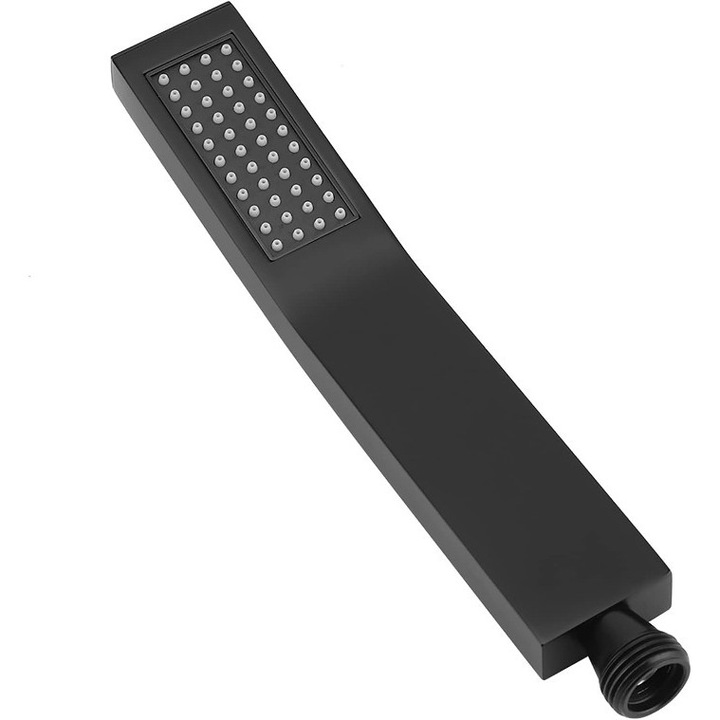 Para dus cu sistem anti calcar, Design modern, negru, alama, Rezistenta puternica la coroziune si rugina