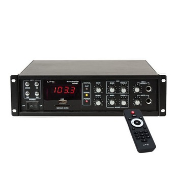 Amplificator linie 100V, 8 ohm, 80W USB, Bluetooth Amplificator linie 100V, 8 ohm, 80W USB, Bluetooth