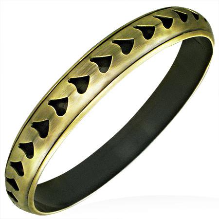 Bratara metalica model etnic cu inimioare sau sageti - BeSpecial