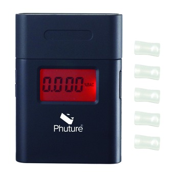 Alcool tester (Etilotest) profesional Phuture MS-01, Advanced Sensor, 5 mustiucuri incluse - Phuture® Alcool tester (Etilotest) profesional Phuture MS-01, Advanced Sensor, 5 mustiucuri incluse - Phuture®