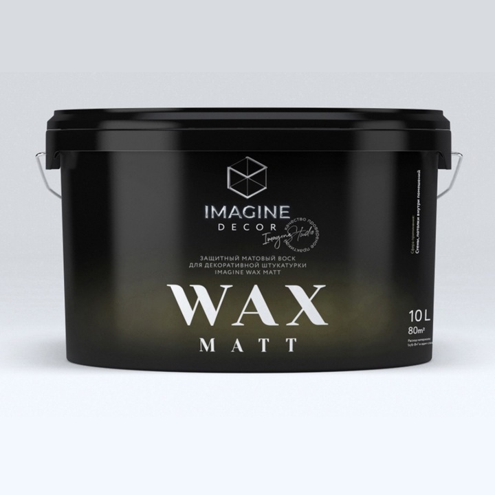 Matt Védőviasz Falra, Matt Viasz, Átlátszó, Matt Felület, 1L, Liter, Image Decor, Beltéri Alkalmazásra