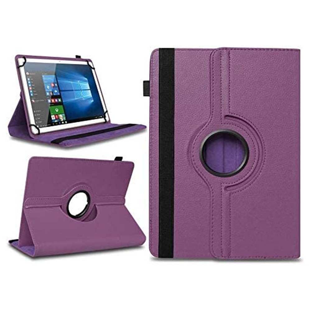 Husa tableta 10', model universal, mov, rotire 360 grade