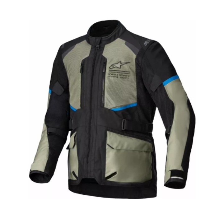 Geaca moto din textil ALPINESTARS ANDES AIR BLK/GRY/BLUE, 60/4XL