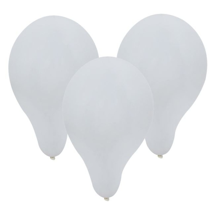 Set Baloane de Petrecere 10buc - 23cm, Albe