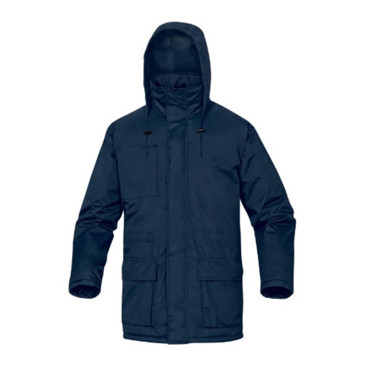Jacheta de iarna impermeabila cu gluga, culoarea bleumarin, Darwin3, Delta Plus XXL BLEUMARIN