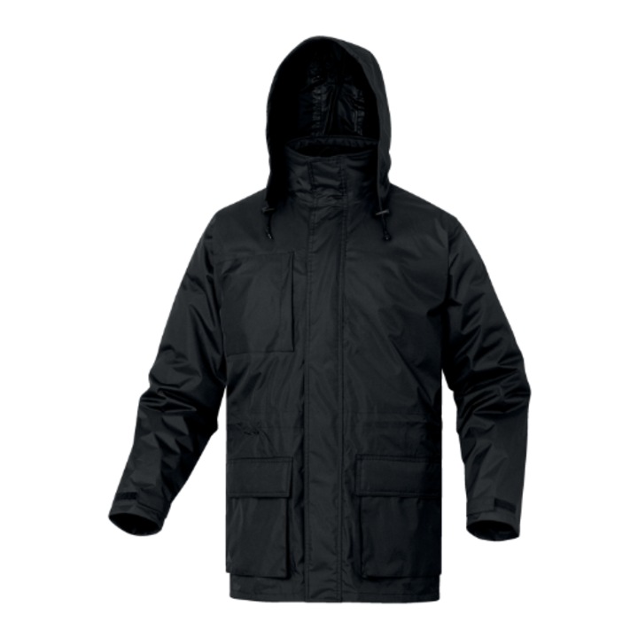 Jacheta impermeabila cu gluga, Isola2, Delta Plus S NEGRU