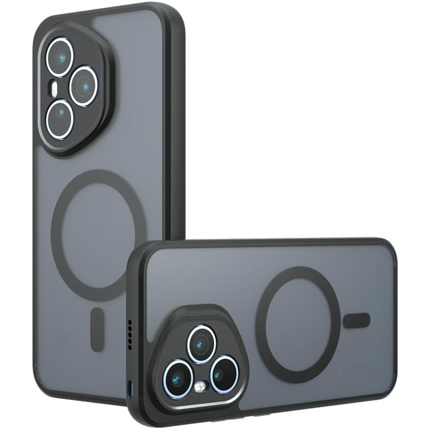 Husa Telefon pentru Honor 400 Pro, Compatibila cu MagSafe, Carcasa Magnetica Integrata, Anti-Soc, Neagra