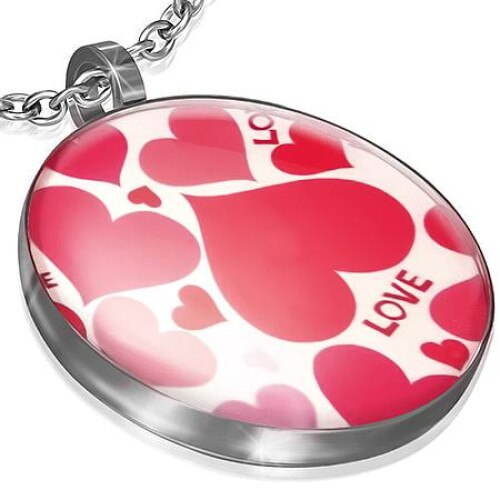 Pandantiv BeSpecial, PSL0832, Inox, Diametru 3 cm