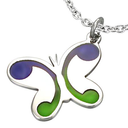 Pandant otel inox in forma de fluture