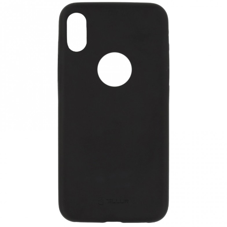 Husa de protectie Tellur PU Slim pentru Apple iPhone X, iPhone Xs, Negru