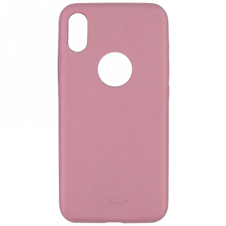 Husa de protectie Tellur PU Slim pentru Apple iPhone X, iPhone Xs, Roz