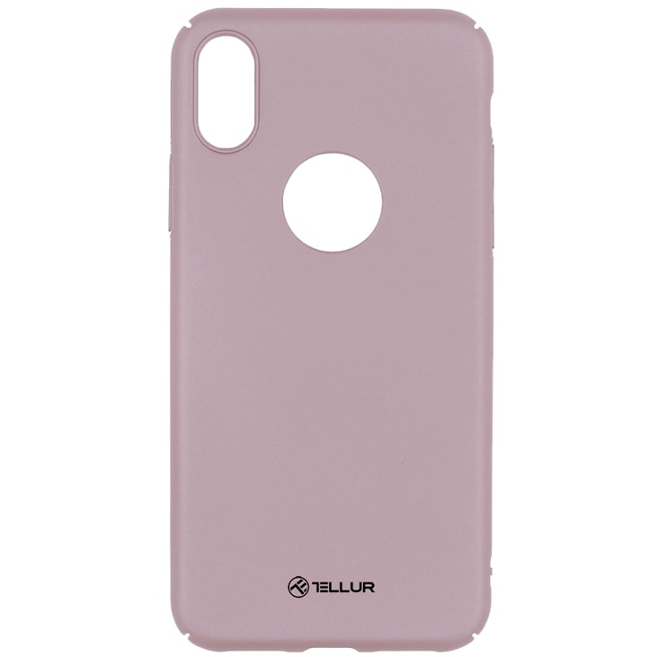 Husa de protectie Tellur Super slim pentru Apple iPhone X, iPhone Xs, Roz