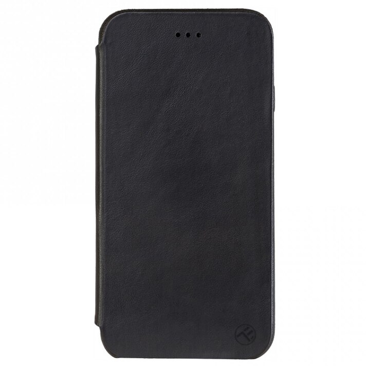 Husa de protectie Tellur Slim Book pentru Apple iPhone 8 / iPhone 7, Piele, Deep Black
