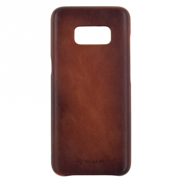 Husa de protectie Tellur Desire pentru Samsung Galaxy S8, Piele, Burned Cognac