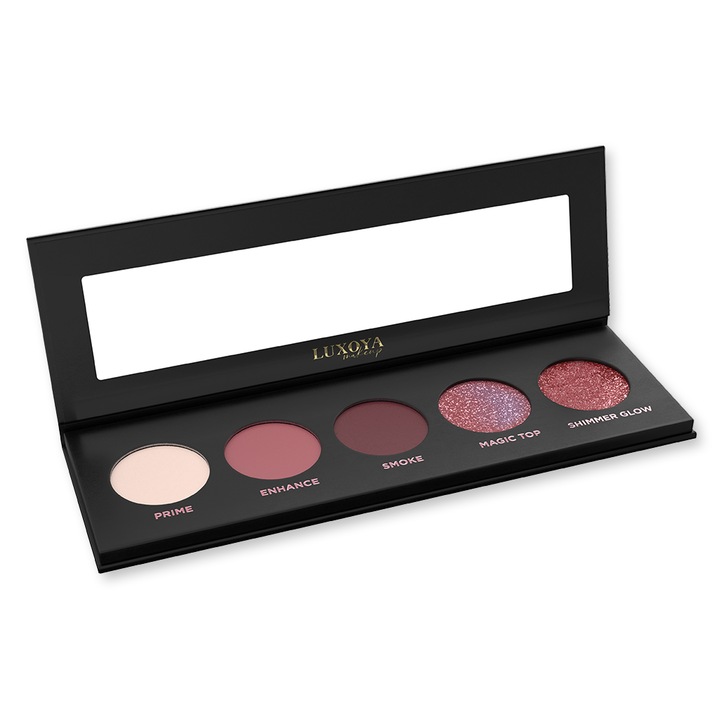 Paleta farduri de pleoape LUXOYA Makeup ROMANCE, 5x1.3g