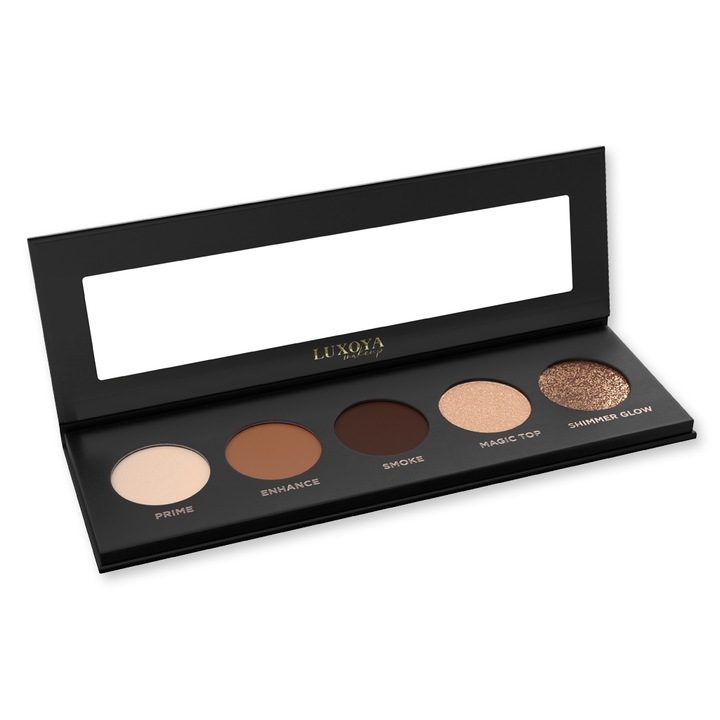 Paleta farduri de pleoape LUXOYA Makeup NUDE, 5x1.3g