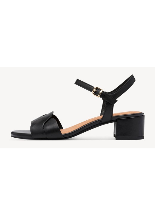 Sandale elegante dama Marco Tozzi 2-28208-44, piele naturala, Negru